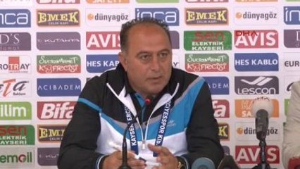 Suat Altın İnşaat Kayseri Erciyesspor - Mersin İdmanyurdu Maçının Ardından