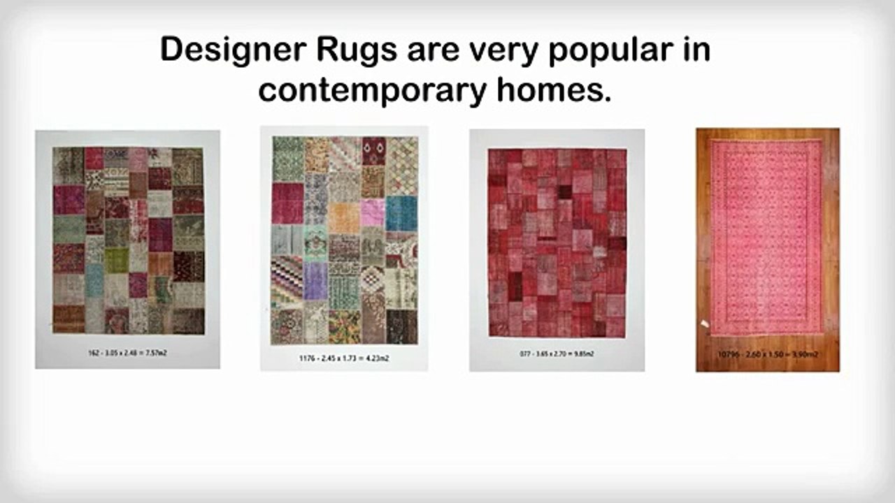 Designer Rugs for Distinctive Looks