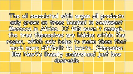 The Nature Of Argan Oil Products & Scarcity In General