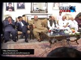 CM Sindh Qaim Ali shah and PPP leader press Conference against MIrza