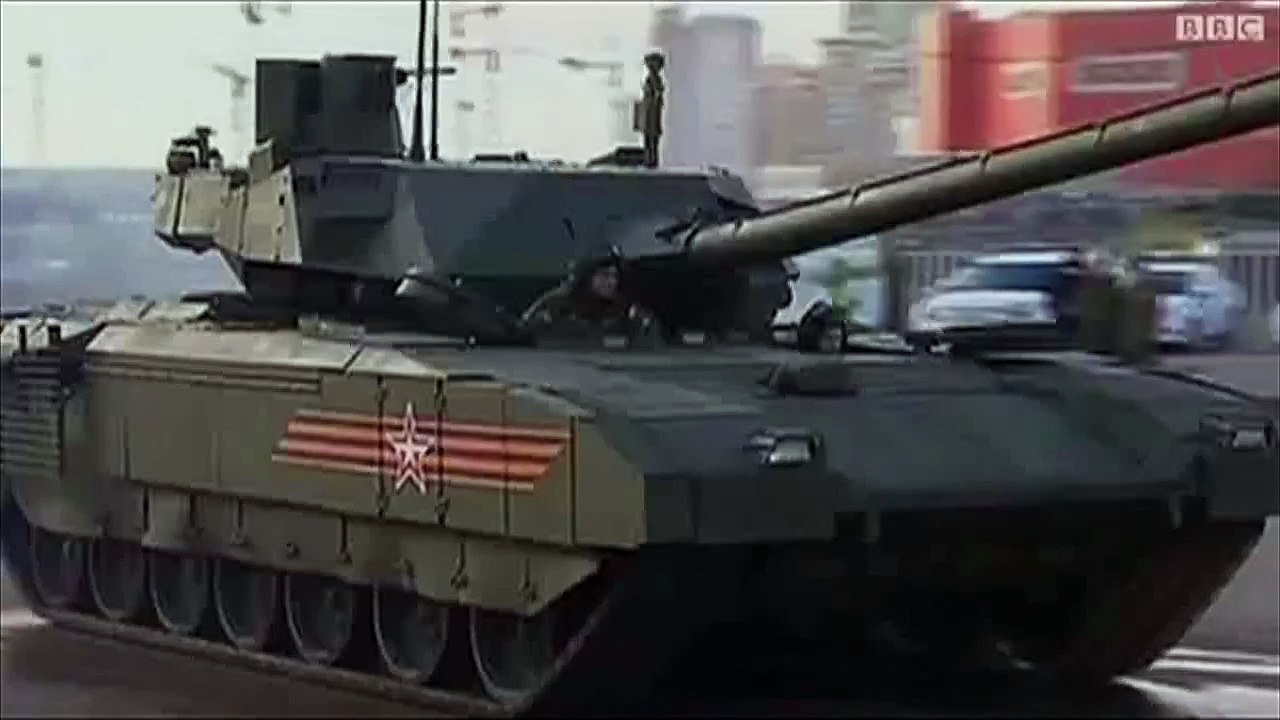 روس کے جدید ترین ٹینک کی نمائش - BBC Urdu news 7th may 2015
