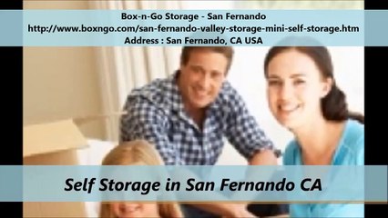 Box-n-Go Self Storage in San Fernando CA