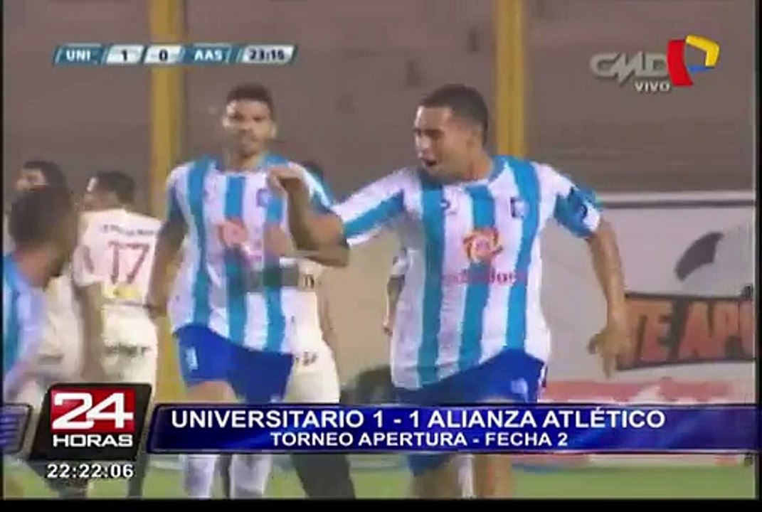 Bloque Deportivo: Universitario empató 1-1 con Alianza Atlético por Torneo Apertura (1/2)