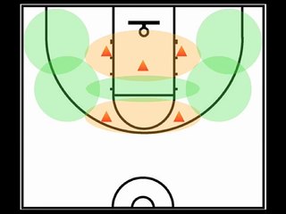 "Overload" Offense vs. 2-3 Zone Defense