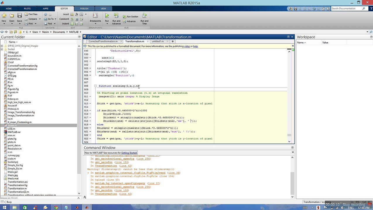 Corrected GUI