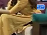 Pakistani Host Farah Hussain showing assits in Morning Show