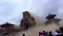 Devastating scenes captured in nepal earthquake 2015 | Frightening
