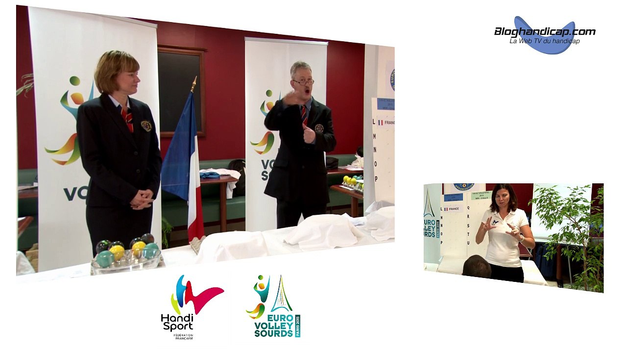 Tirage au sort de l'Euro Volley Sourds 2015