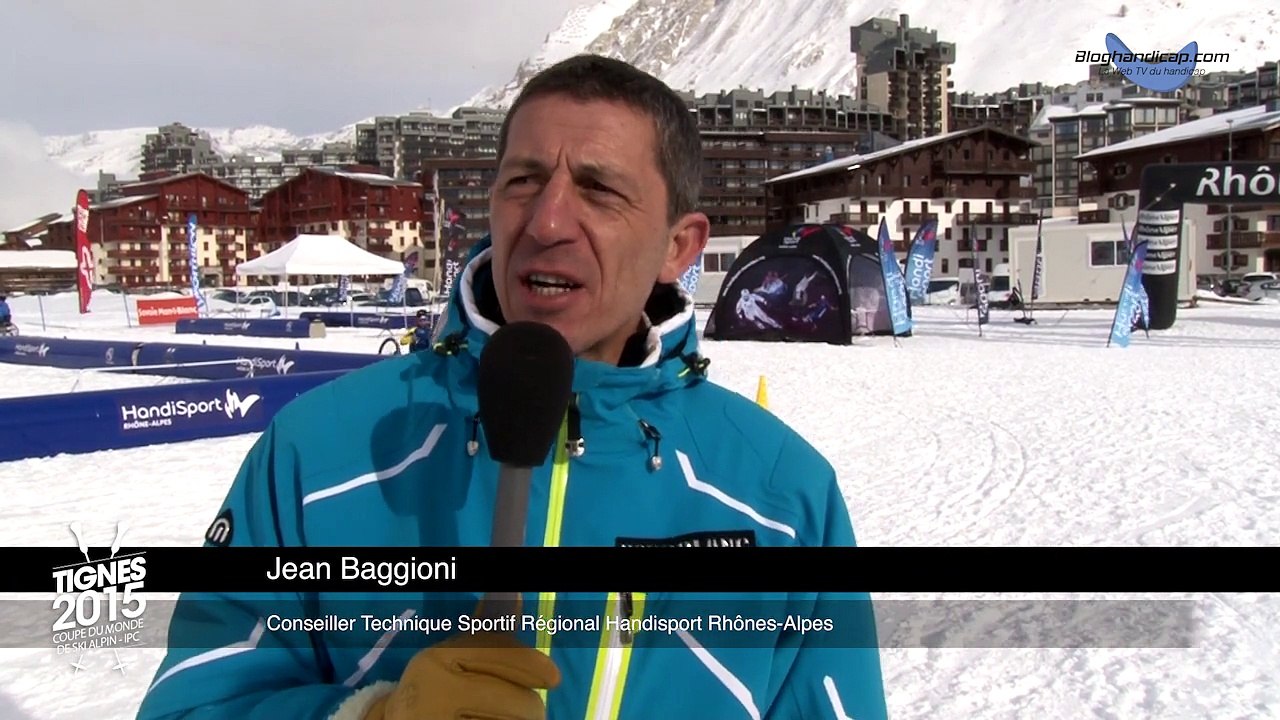 Coupe du monde de ski IPC - 2ème journée - Présentation du Village Partenaire