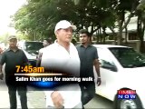 Salim Khan spotted at Bandstand, Bandra
