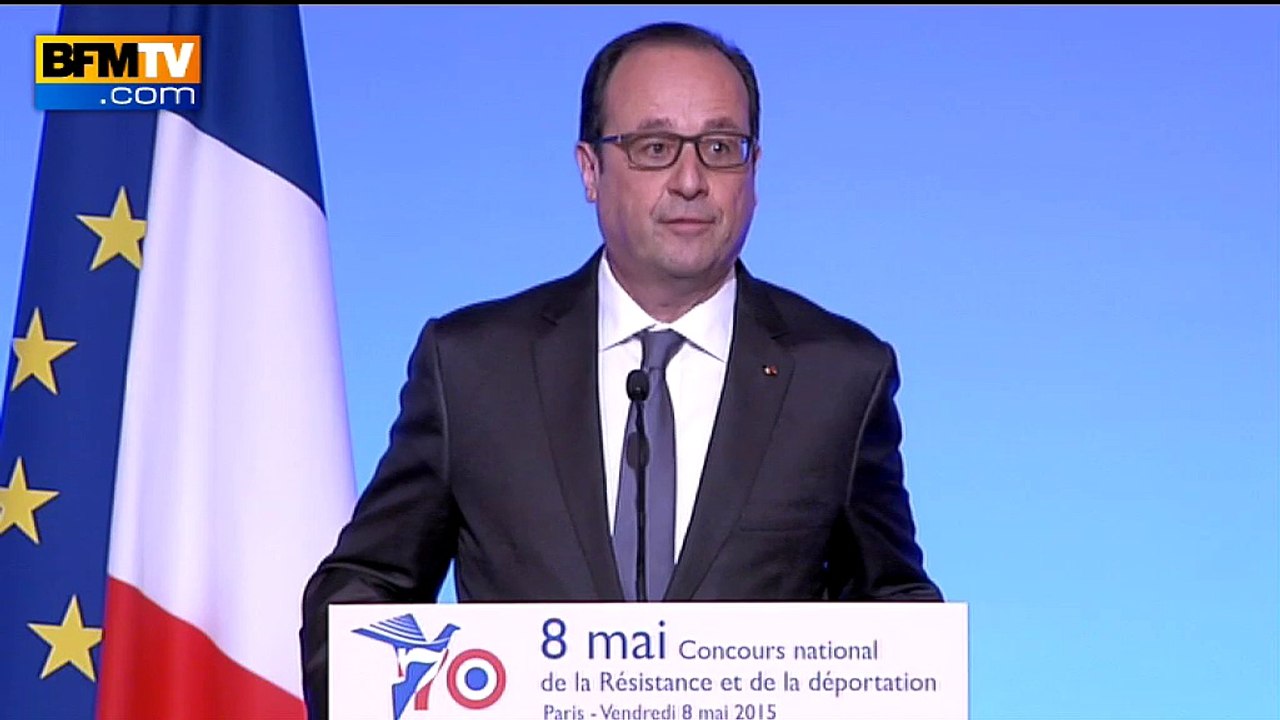 Commémoration du 8 mai: " Les guerres n’ont pas disparu", rappelle Hollande