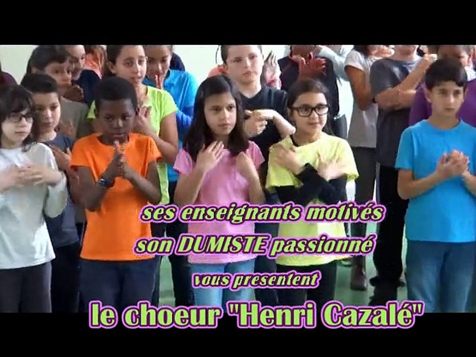 ÉCOLE EN CHOEUR- Académie de Toulouse- École Henri Cazalé- PAMIERS