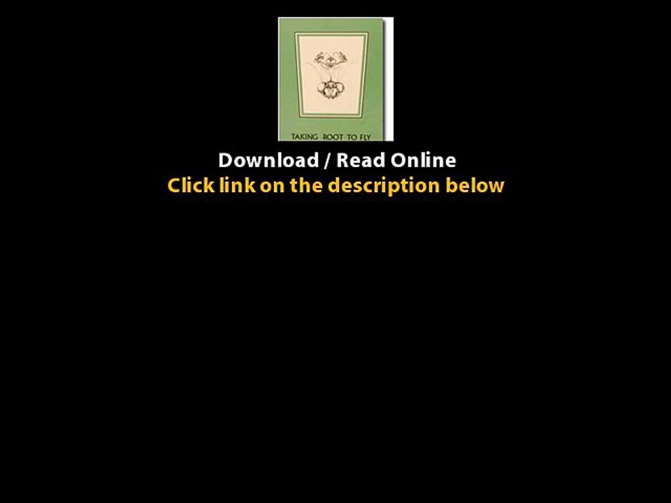 Download Taking Root - Fly Articles - Functional Anatomy Irene Dowd PDF