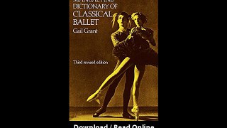 Download Technical Manual - Dictionary Classical Ballet Dover Books - Dan