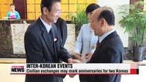 Civilian exchanges hopeful to come marking Korea's set of anniversaries