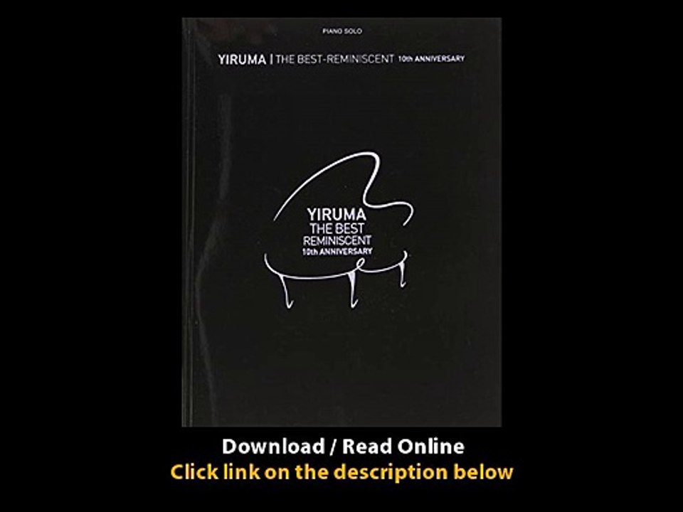 Download Yiruma Best Reminiscent th Anniversary Piano Solo Yiruma PDF