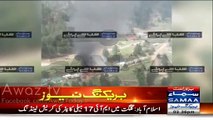 Exclusive Pictures Of Gilgit Helicopter Crash in Gilgit