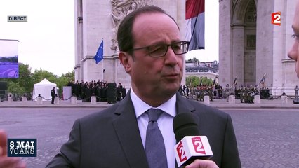 8-Mai : Hollande veut que les nouvelles générations "n'oublient pas ce qui s'est produit"