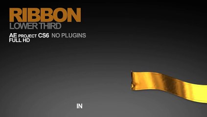 After Effects Project Files - Ribbon Lower Third - VideoHive 9594749