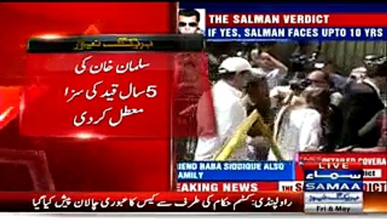 Breaking-- Salman Khan’s five-year sentence suspended