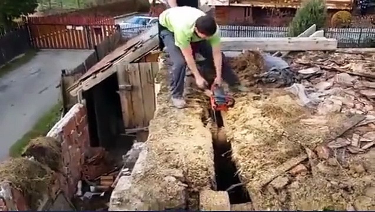 roof prank funny