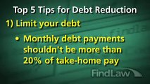Reducing Debt: Top 5 Money Management Tips - FindLaw