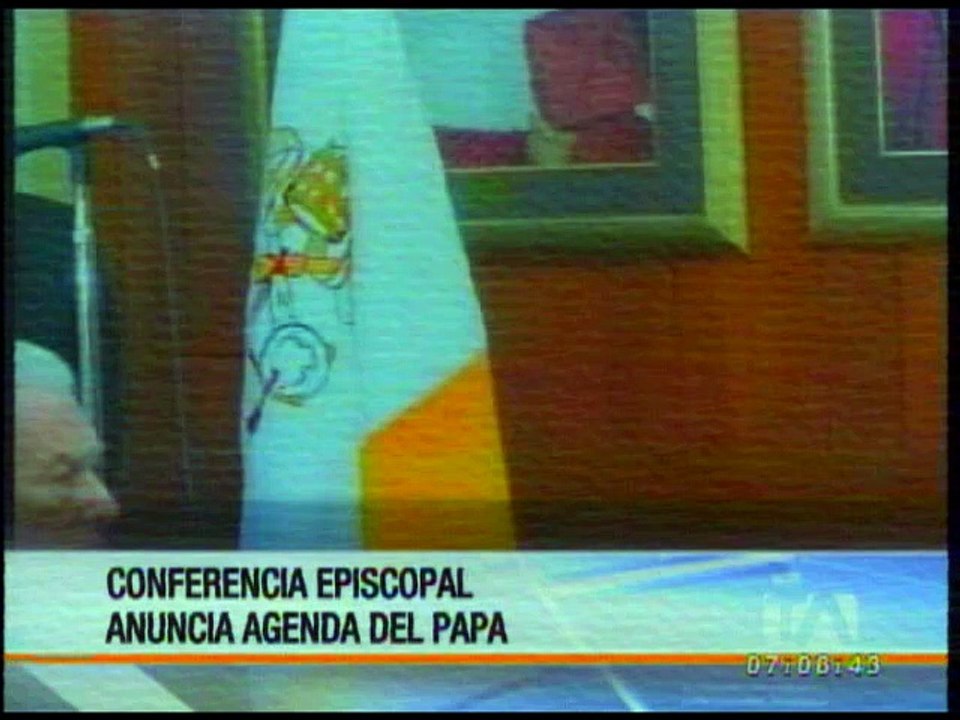 Agenda oficial de visita de Papa Francisco a Ecuador