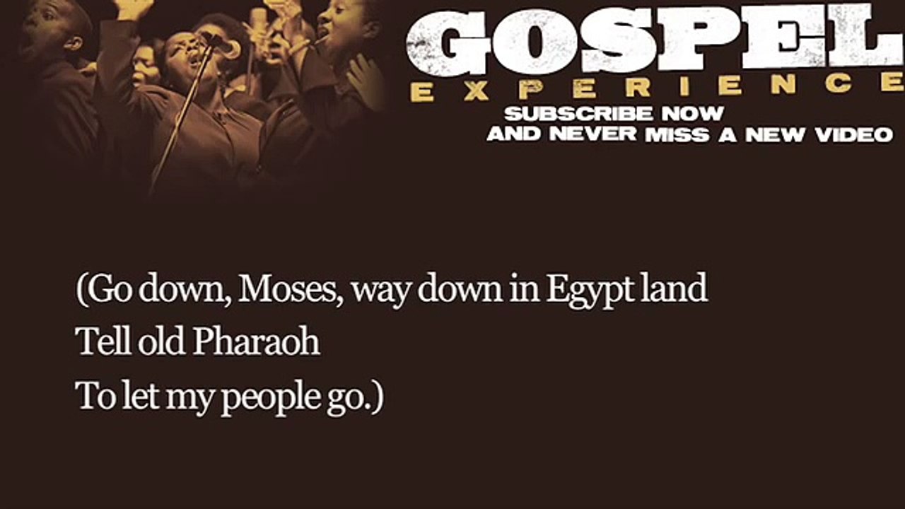 Louis Armstrong - Go Down Moses (Lyrics)