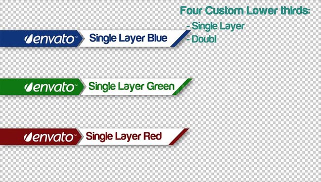 After Effects Project Files - Clean Corporate Lower Thirds CS3+ - VideoHive 2650276