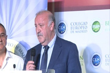Del Bosque pide transmitir deportividad a menores