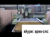 three heads changing tools cnc router for wood doors, cabinet door
