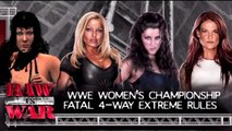 WWE 13 WWE Women's Fatal 4 Way Extreme Rules Championship Match