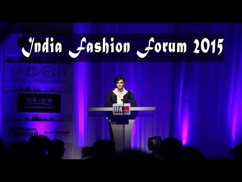 Neha Dhupia Hosts 15th Edition Of India Fashion Forum 2015