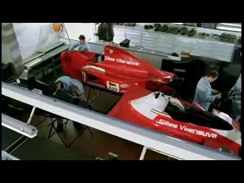 Enzo Ferrari e Gilles Villeneuve. (Dal film Enzo Ferrari con Sergio Castellitto)