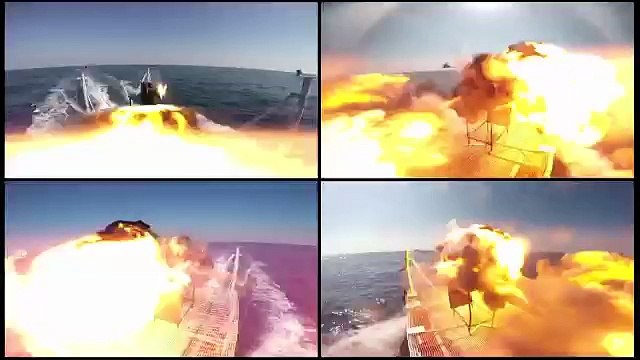 US navy shows off ship-based laser weapon