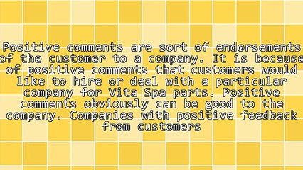 Tips In Finding Companies For Vita Spa Parts