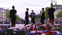 فرانسوا هولاند يفتتح الاحتفالات بالذكرى الـ70 لانتهاء الحرب العالمية الثانية