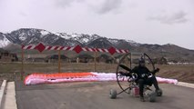 Paramotoring The Flat Top Air Trike!!! The NEW Powered Paragliding 25 lb Paramotor Gear!