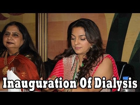 Juhi Chawla @ The Inauguration Of Dialysis Centre In Dalvi Hospital
