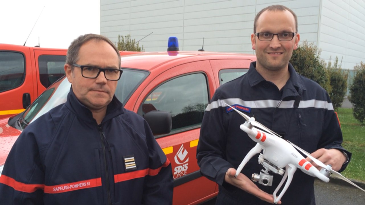 Un drone chez les pompiers de l'Orne