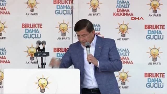 Bitlis- Davutoğlu CHP ile Hdp Neredeyse İkiz Kardeş Haline Geldi Onlara, Artık Chdp Diyebiliriz -2