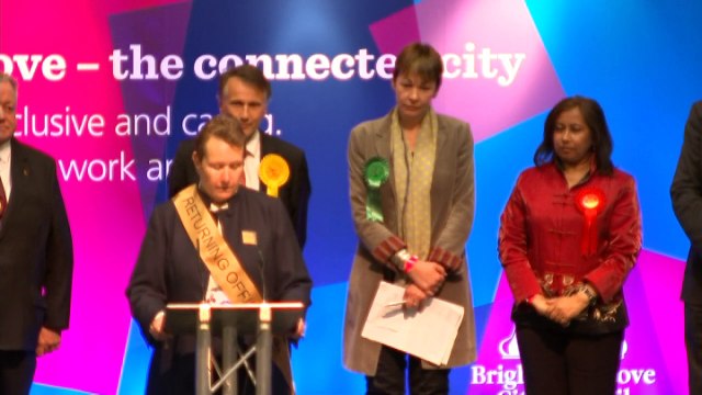 Caroline Lucas of the Green party keeps her seat