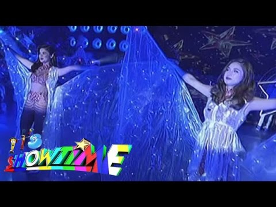 Christmas performance of It's Showtime hosts