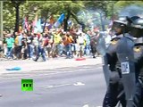 Fierce clashes in Madrid: Spanish police fire rubber bullets at miners protest