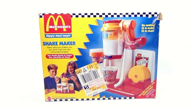 McDonald's Happy Meal Magic 1993 Shake Maker Set - Making Milk Shakes!