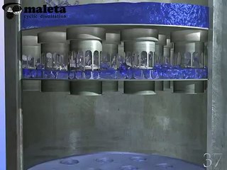 Operation of Cyclic Distillation Column (3D Visualization)