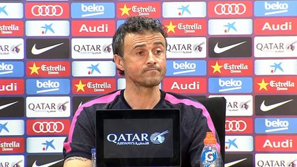 Luis Enrique: "Esta es una de las Ligas más disputadas"
