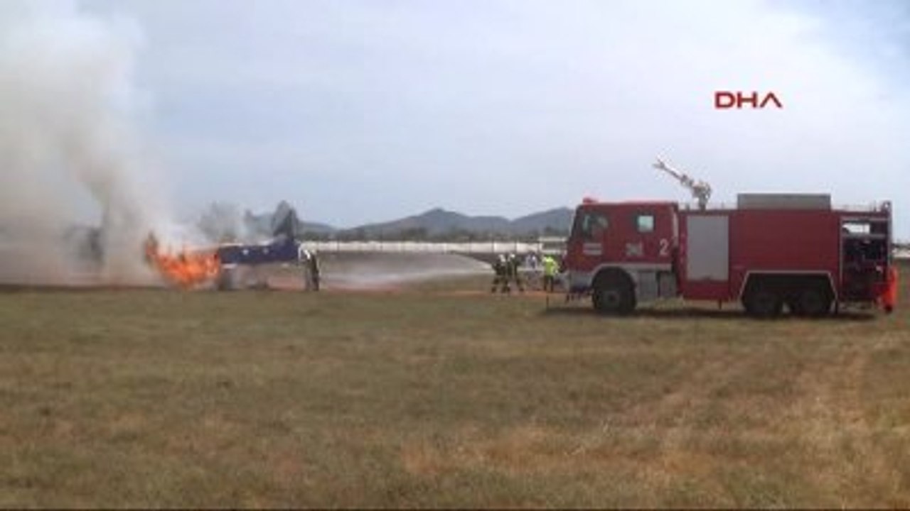 Antalya - Gazipaşa Havalimanı'nda Tatbikat