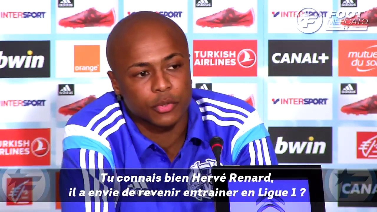 André Ayew sur Hervé Renard