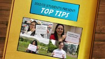 Postgraduate students share top tips 2013